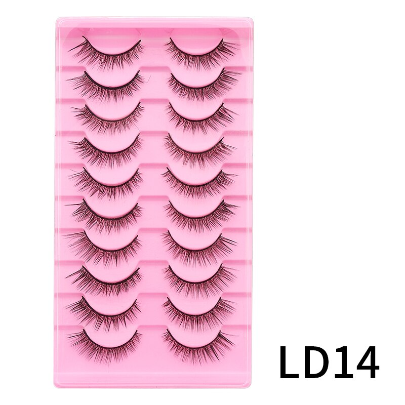 Lash L Warp Full Strip Eyelashes Korean Beauty Manga Lashes Fluffy
