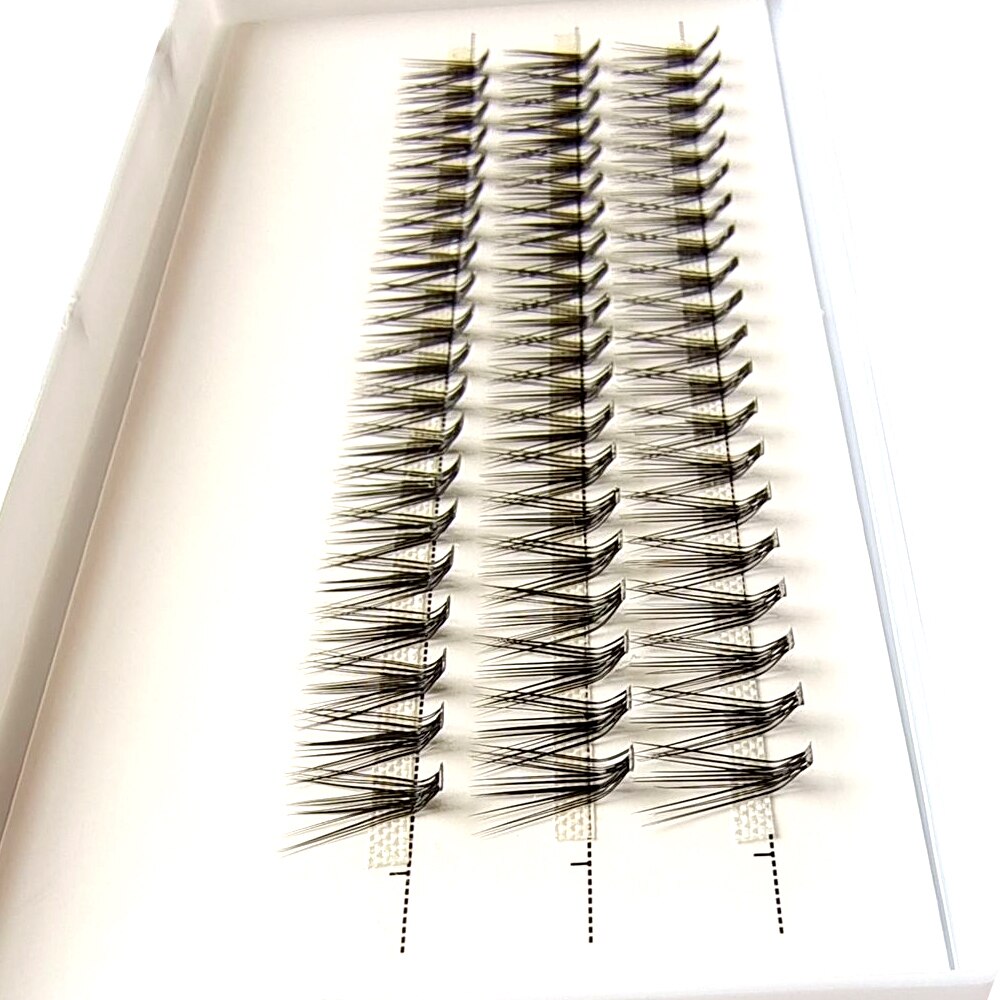 60 Clusters Lashtray For 10D 20D L curl Individual Eyelashes Bunches Professional Makeupartist Faux Lashtray