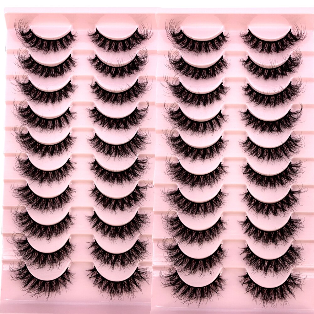 20 Pairs Natural fake eyelashes Lashes 3D mink lashes False bright lashes fadvany Eyelashes extensions of cils eyelashes