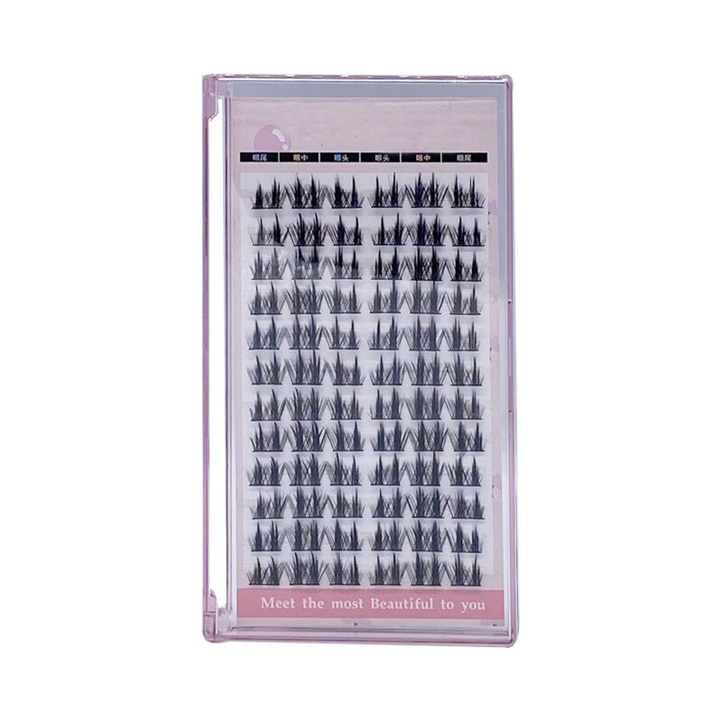 Manga Eyelashes Thick Little Devil False Eyelashes Single Cluster Segmented Natural Simulation Eyelashes Extension