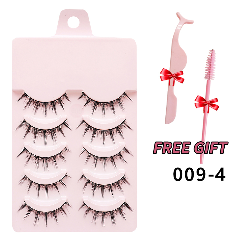 Manga Lashes Natural False Eyelashes 5pair Fake Lash Korean Lashes Natural Lash