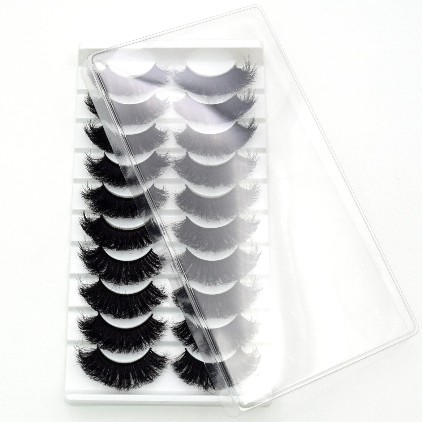 3/5/10pairs Fake Eyelashes Thick Long False Eyelashes Dramatic Lashes 3D Faux Mink Eyelashes Full Strip Lashes