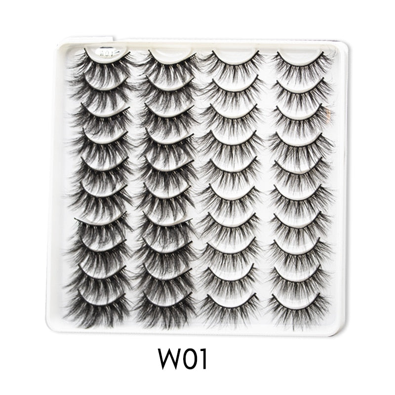 20Pairs fake eyelashes Lashes nagaraku mink lashes False bright lashes fadvan y Eyelashes extensions of cils eyelashes