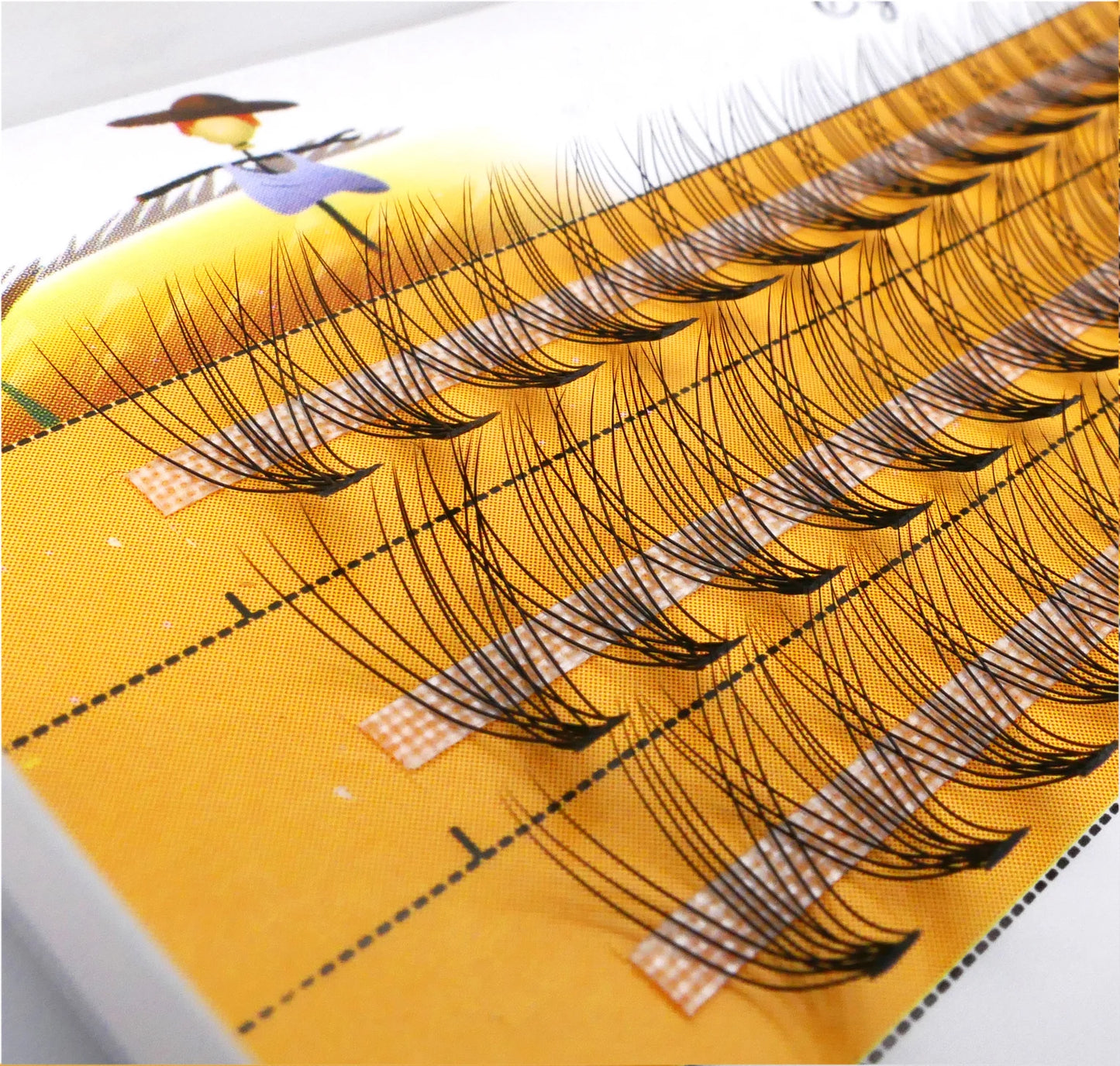 10D imitation mink lashes 60 bundles/box natural lashes extension 3D Russian cluster