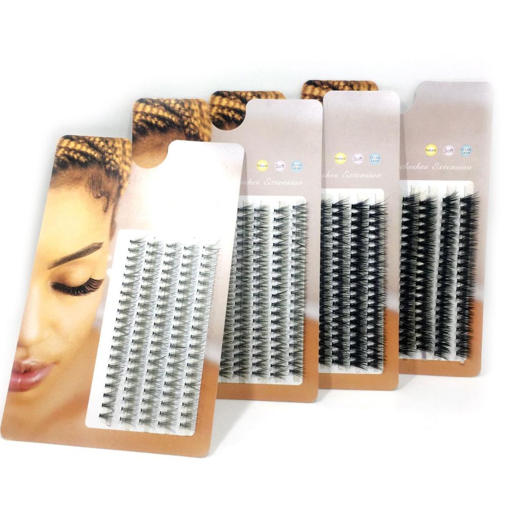 5Rows Individual Lashes Natural Soft Thick Cluster False Eyelashes 10D/20D/30D/40D Mink Volume Eyelashes Extension