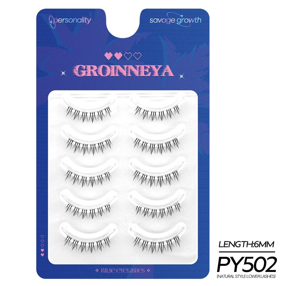 Cat EyeLashes 5 pairs Short Fluffy Eyelashes Soft Natural long Strip Lashes Winged End Eye Elongated Lashes