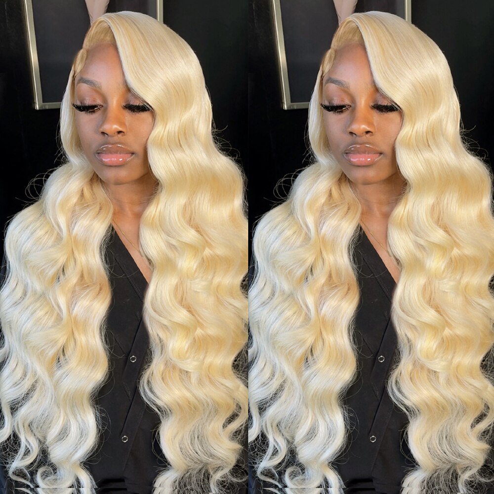 Transparent Blonde 13×4 13×6 HD Lace Frontal Wig For Women Body Wave Lace Front Wigs Honey Blond 4×4 Glueless Wig Human Hair
