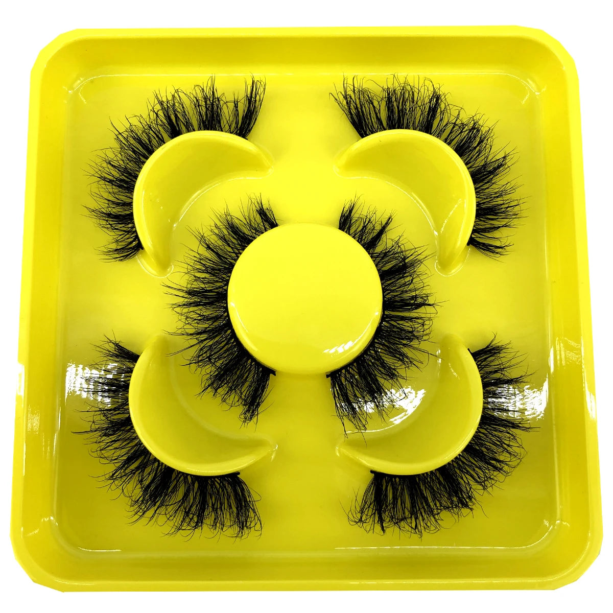 3 Pairs 3D Faux Mink Lashes Fluffy Soft Full Thick Wispy Natural short False Eyelashes Curly lashes furry eyelashes