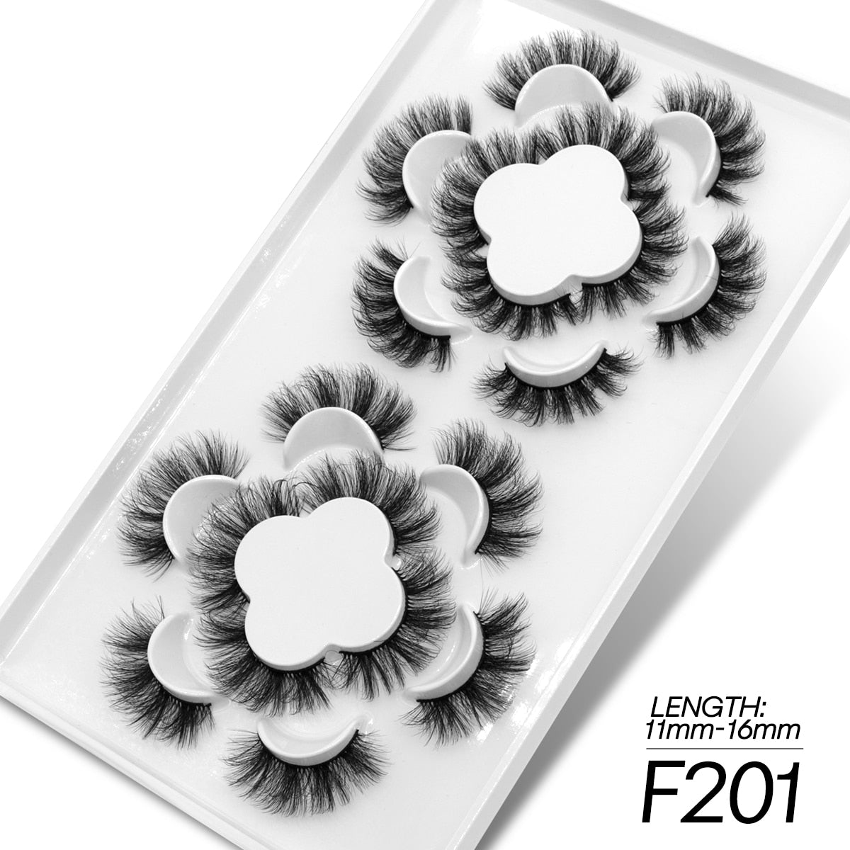5/10 pairs 3D Faux Mink Eyelashes Long Lasting Fluffy Mink Lashes Dramatic Volume Lashes Extension Thick Long