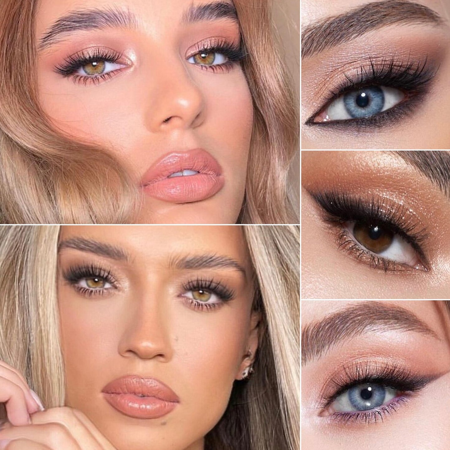 Half Lashes Transparent Stalk Invisible Band Mink Lashes Natual Wispy Half Mink eyelashes Reusable False Eyelashes