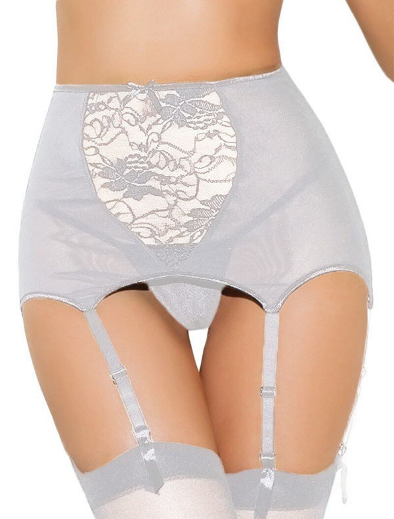 Women's Sexy Lingerie Plus Size S-2XL Lace Garter Suspenders Transparent Underwear Adjustable Waist Belt For Stockings