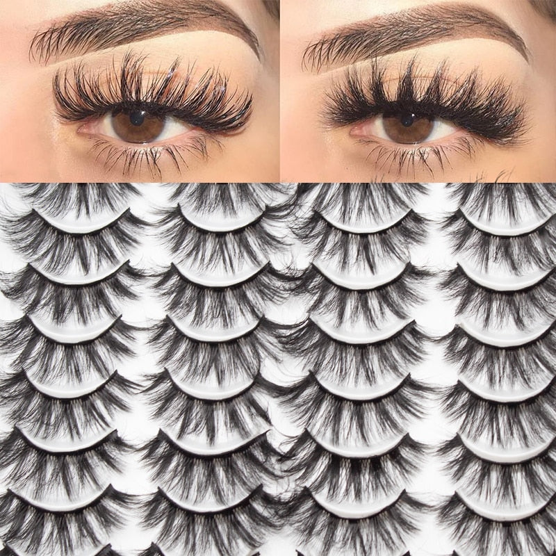 20Pairs fake eyelashes Lashes nagaraku mink lashes False bright lashes fadvan y Eyelashes extensions of cils eyelashes