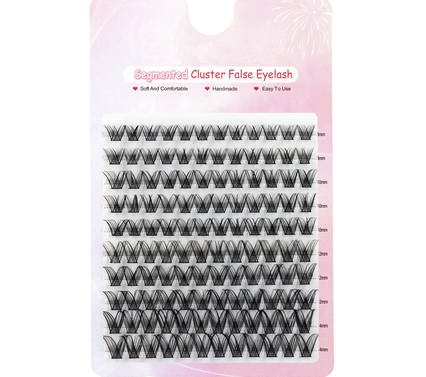 Mix Length 3D Mink Eyelashes Bundles Natural Eyelash extension Volume Individual Eyelash Single Cluster Segmented Lashes