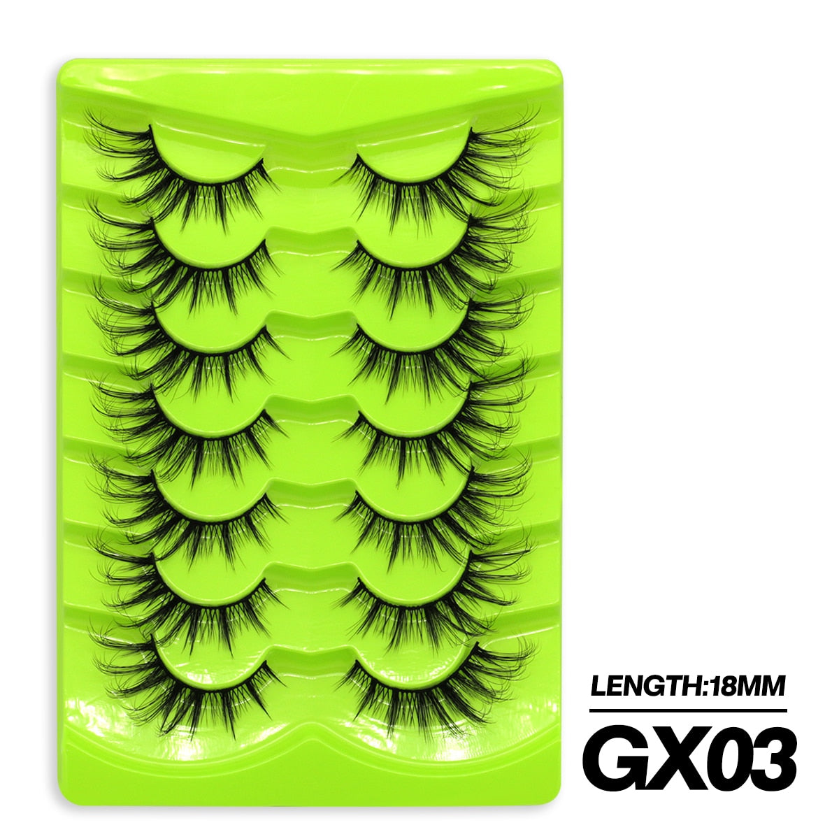 5/7 Pairs Cat Eye Lashes Faux Mink Eyelashes Winged End Eye Elongated Eyelashes Fake Lashes Fluffy long Full Strip
