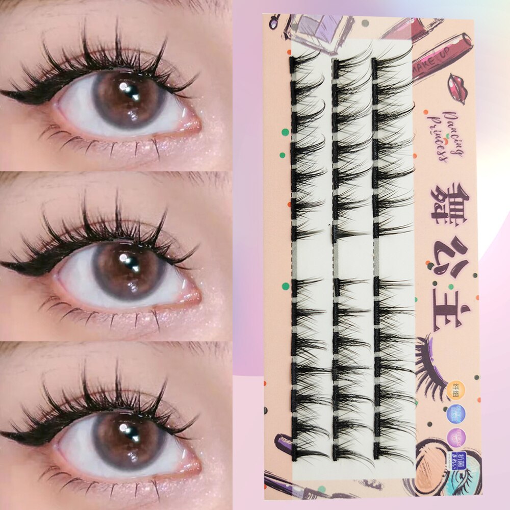 Angel False Eyelashes Cos Handmade False Eyelashes Little Devil Big Eyes Naturally Thick Lolita Eyelashes