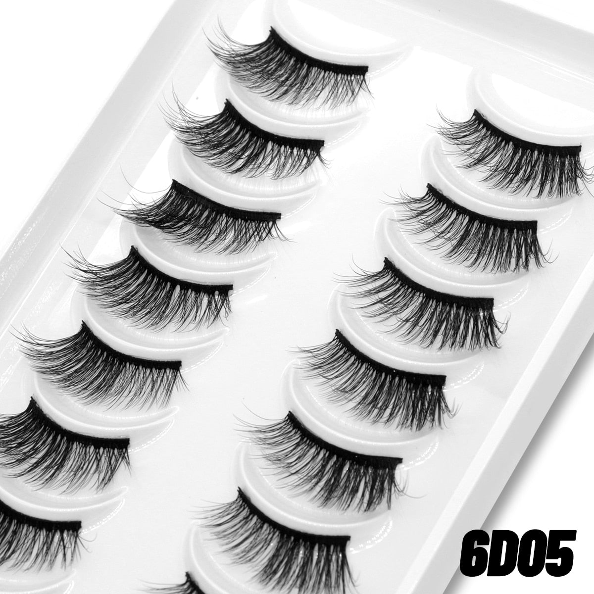 10pairs Clear Band Eye Lashes Mink Eyelashes Crisscross Transparent Band False Eyelashes Natural False Lashes