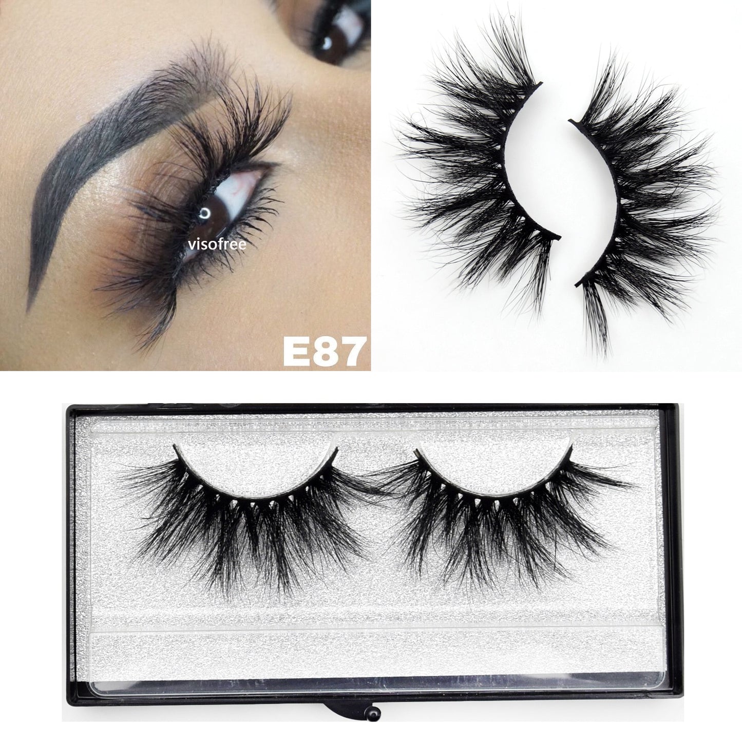 25mm lashes 3D mink eyelashes cruelty free mink lashes handmade crisscross dramatic eyelashes