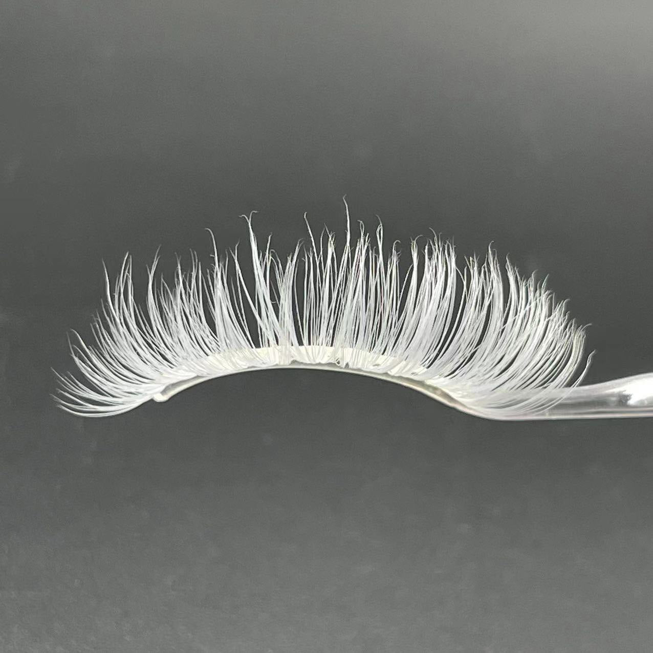 Mix 5 Pairs of White Natural Cross False Eyelashes Anime Imitation Masquerade Must Use False Eyelashes Exaggerated