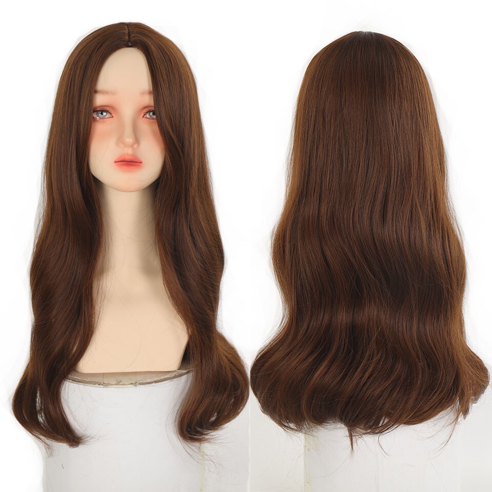 synthesis Long wavy curly girl blonde gradient pink Lolita cosplay curly bangs party wig