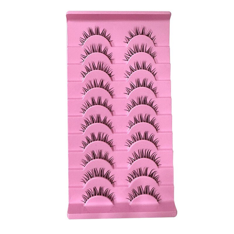 Cosmetics Natural Lashes Manga Full Strip Lashes Eyelash Extension Lashes Mink Fluffy Cat Eye