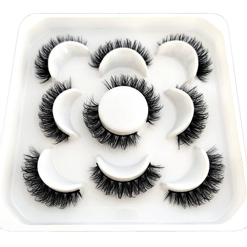 Lashes DD Curl 10-23mm Russian volumes Mink Lashes 3D Mink Eyelashes Lashes Reusable Fluffy False Lashes extensions