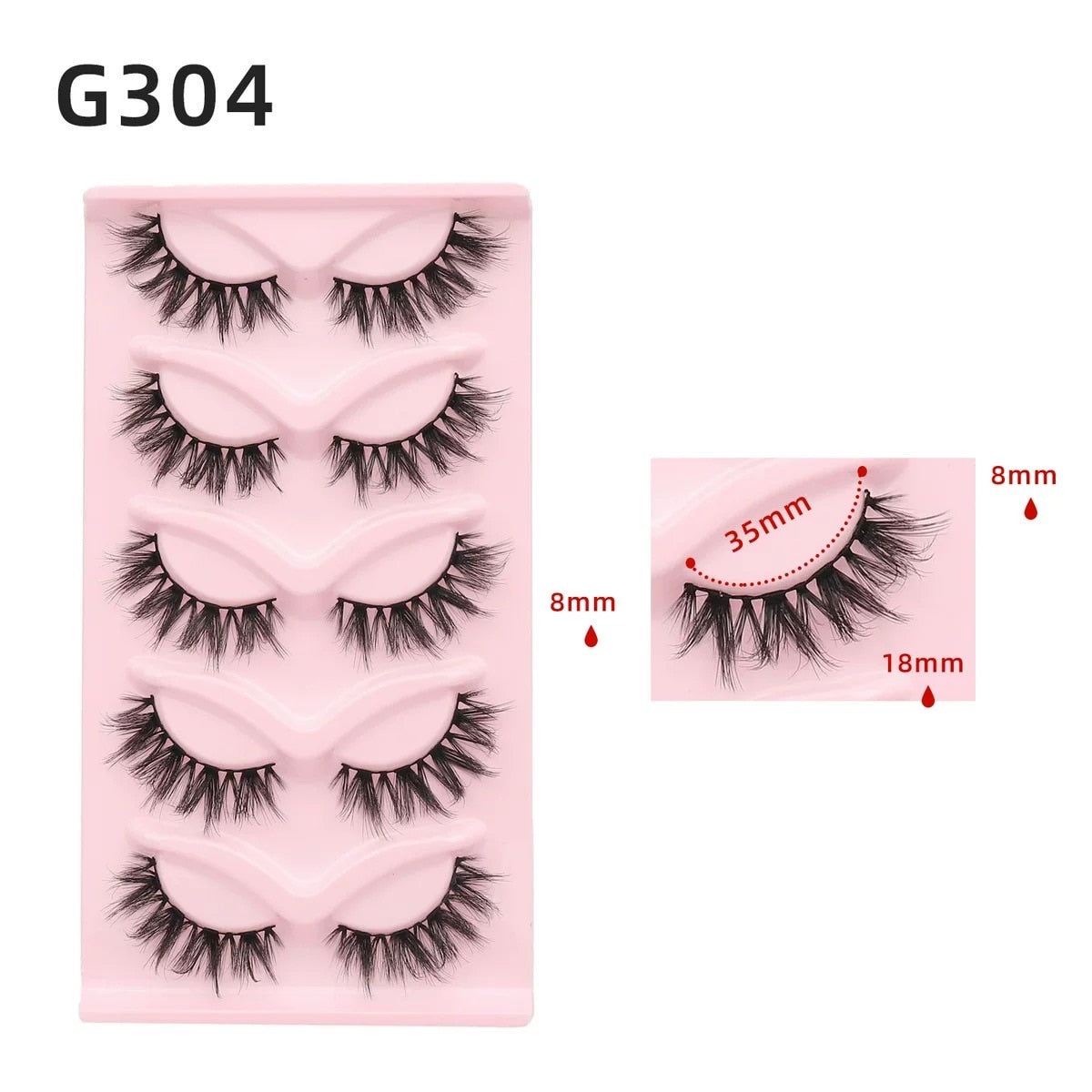 Cat Eye Lashes Winged End Eye Elongated Eyelashes Faux Mink Eyelashes Fake Fox Eye Lashes Soft Natural Long Lashes Cils