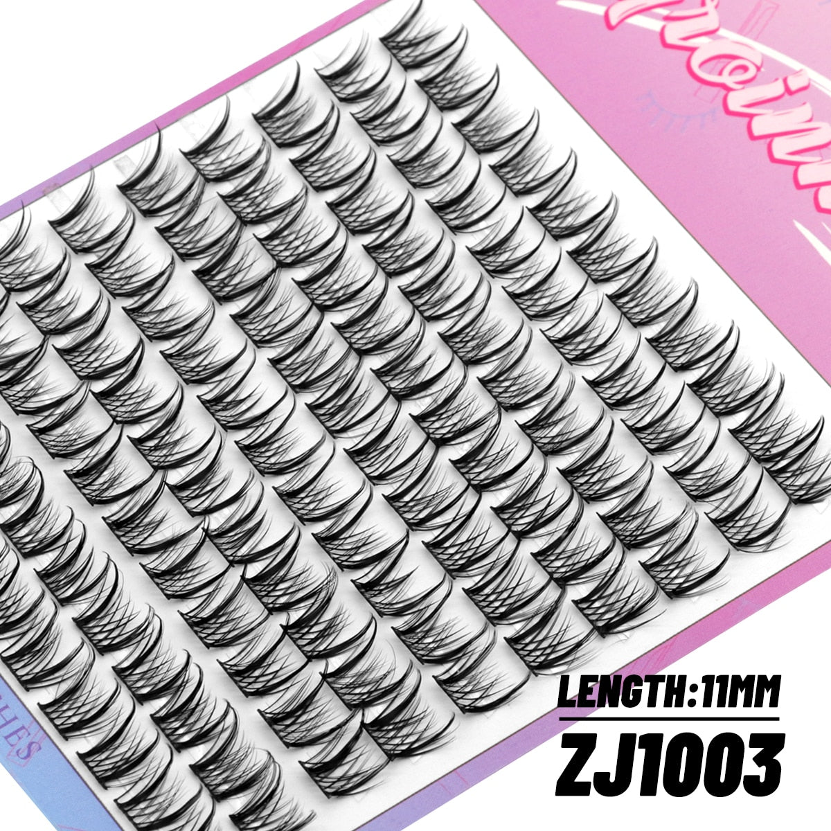 DIY Lashes 120 pcs Eyelash Extension C Curl Long Individual Lashes Mixed Tray Faux Mink Lash Clusters Extensions