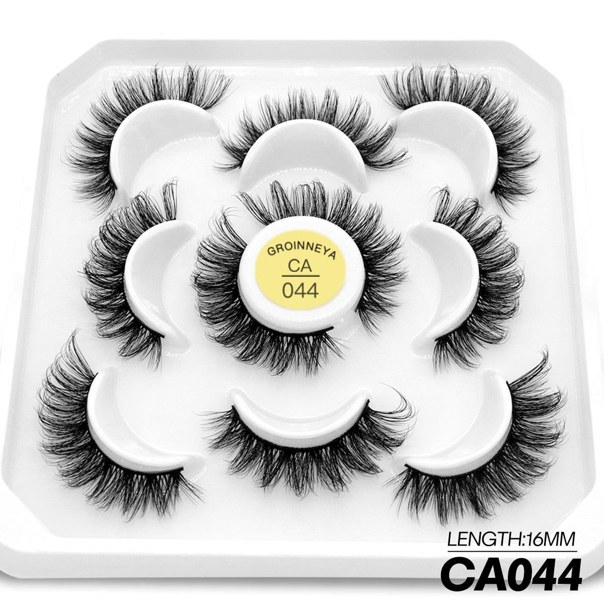 5 Pairs Eyelashes Manga Lashes Natural Cosplay False Lashes Fluffy Soft Cross Fairy Little Devil Lashes Extension