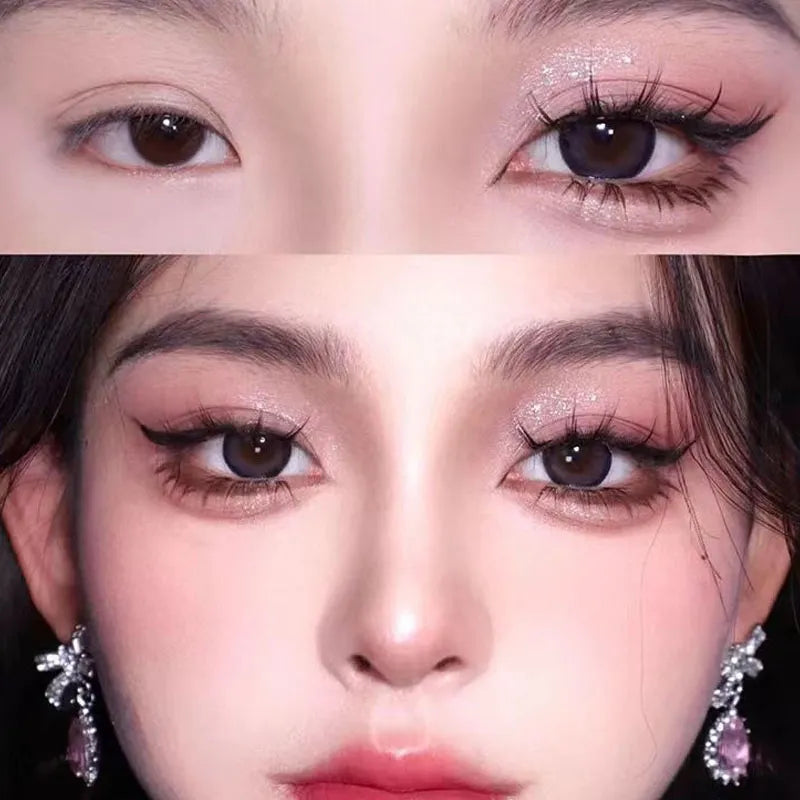 fake eyelashes 1/box 80 bundle natural Russian 3D individual manga eyelash clusters