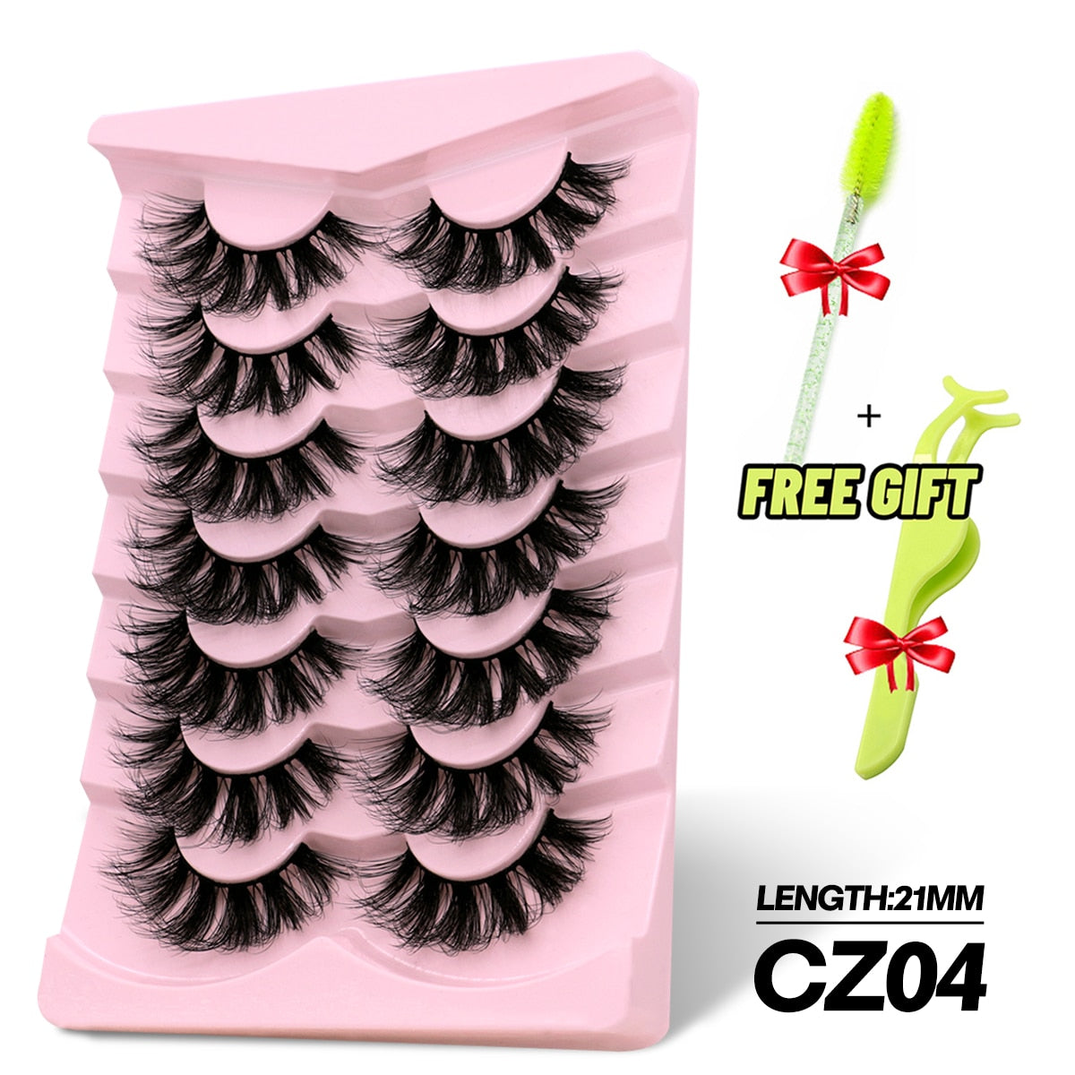 5/7 Pairs Eyelashes Long Lasting Fluffy Wispy Natural Mink Lashes Dramatic Volume lashes Extension Thick Long