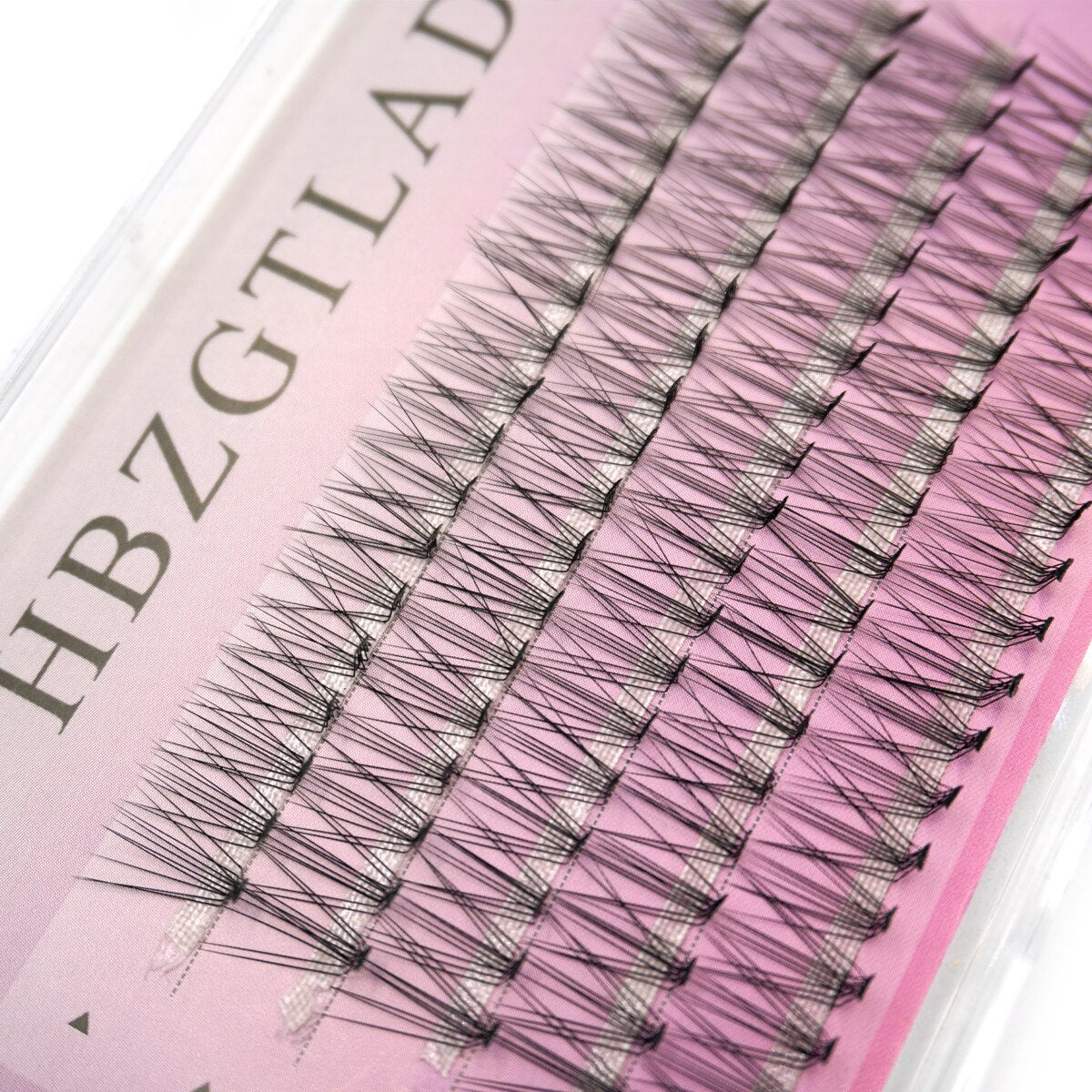 L curl L curves DIY Clusters Eyelash Extension Mix Dovetail Individual Lashes Natural Segmented Eyelash Bundles