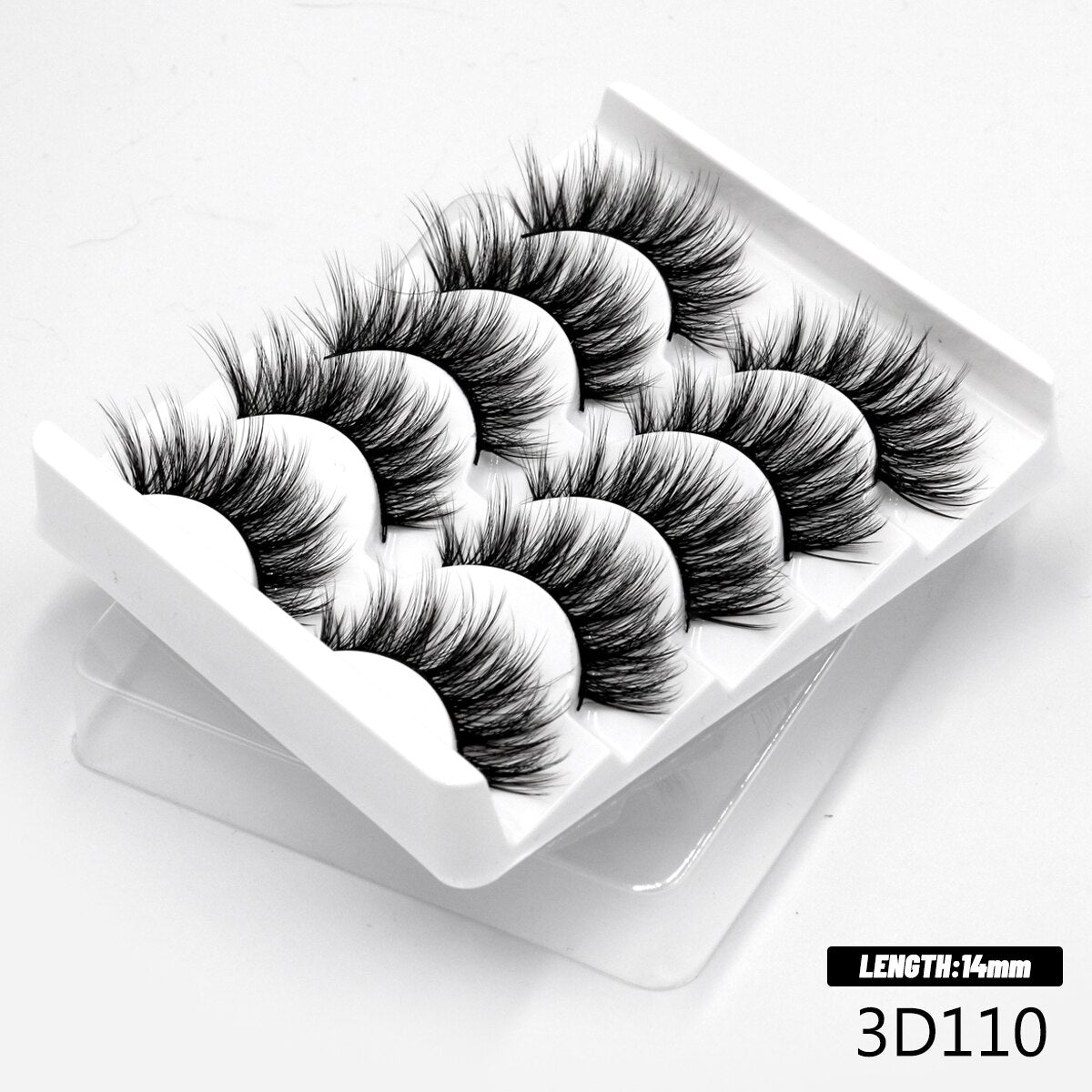 5/7 Cat Eye 3D Mink Lashes Natural Eyelashes Winged End Eye Elongated False Eyelashes lashes Extension