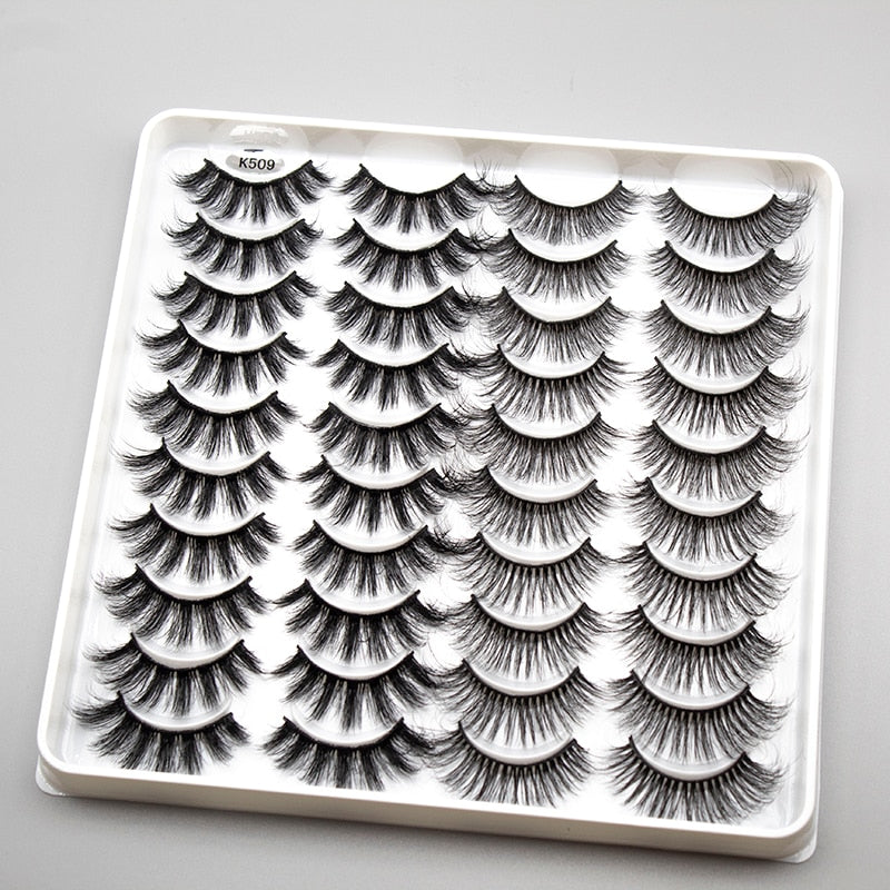 20Pairs fake eyelashes Lashes nagaraku mink lashes False bright lashes fadvan y Eyelashes extensions of cils eyelashes