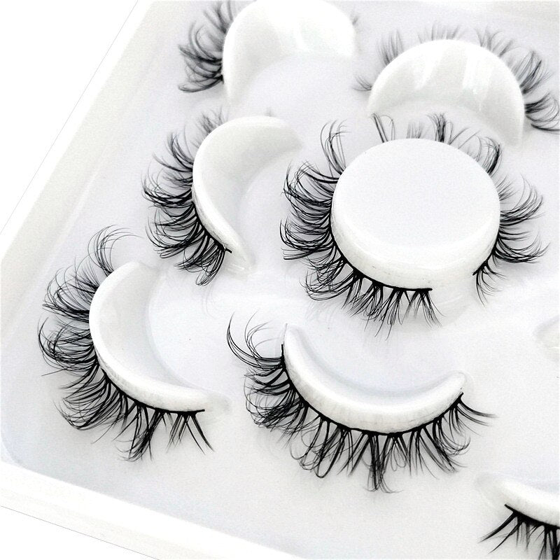 Lashes DD Curl 10-23mm Russian volumes Mink Lashes 3D Mink Eyelashes Lashes Reusable Fluffy False Lashes extensions
