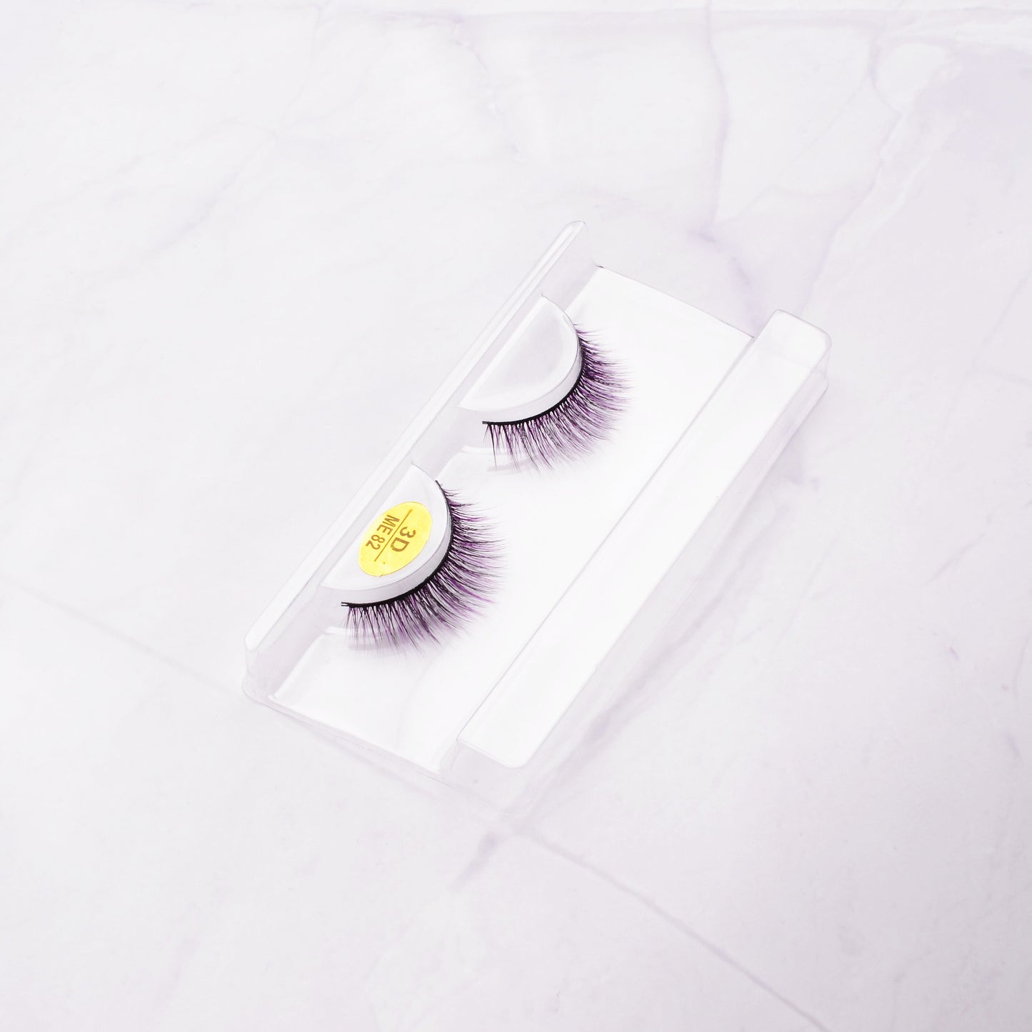 3D False Colored Eyelashes Natural Halloween Faux Mink Fluffy Soft Extension Cosplay Eyelash Colorful Eye Lashes