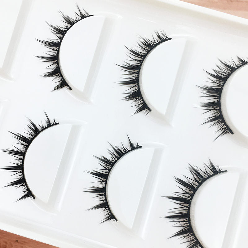 5 Pairs Natural Big Eyes Eyelashes Cos Dance Performance Eyelash Makeup Cross Eyelash Japanese 3D Lashes
