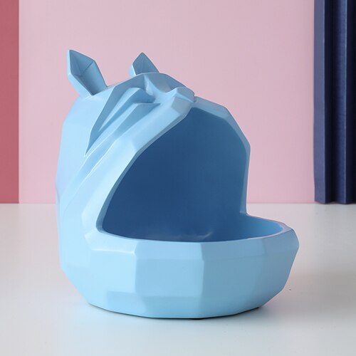 home storage box Dog cat modern figurine Candy Fruit key Desktop home decor storage container Home Office Storage box