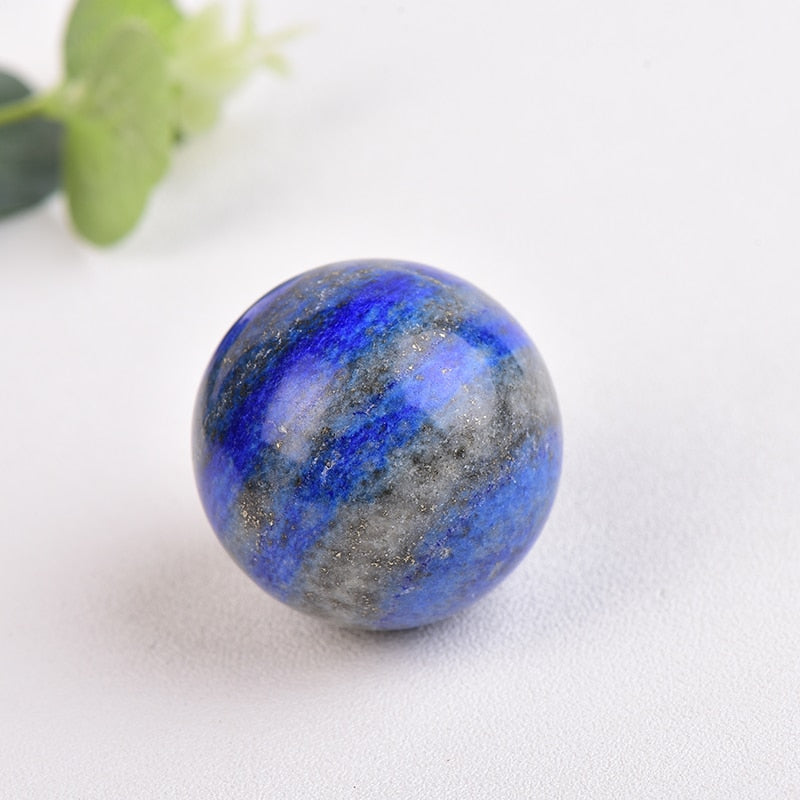 1PC Natural Dream Amethyst Ball Polished Globe Massaging Ball Reiki Healing Stone Home Decoration