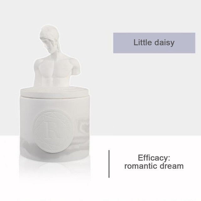 Scented Candle Household Decorative Unique Statue Scented Jar Candle Gift, 12.5 oz