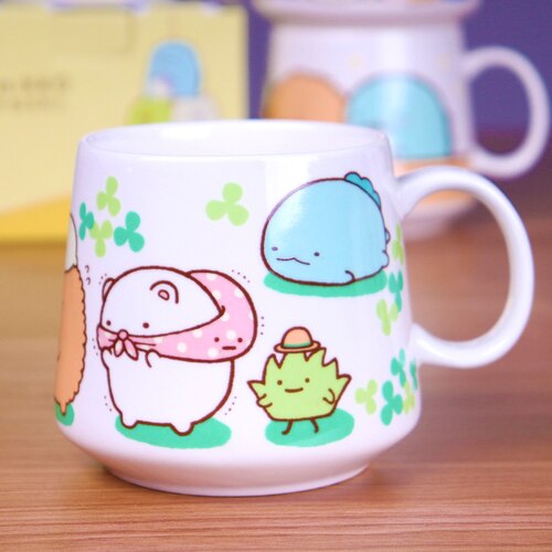 Anime Cartoon Sumikko Gurashi Corner Bio Cartoon Cute Ceramic Mug Drinking Milk Coffee Tea Water Breakfast Cup