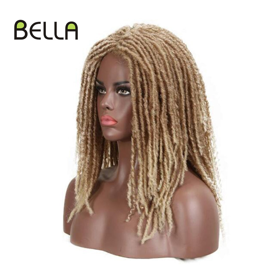 Bella Synthetic Wig 22" Crochet Wig Braids Twist Jumbo Dread Faux Locs Long Wig Dreadlock Hair Braiding Wig