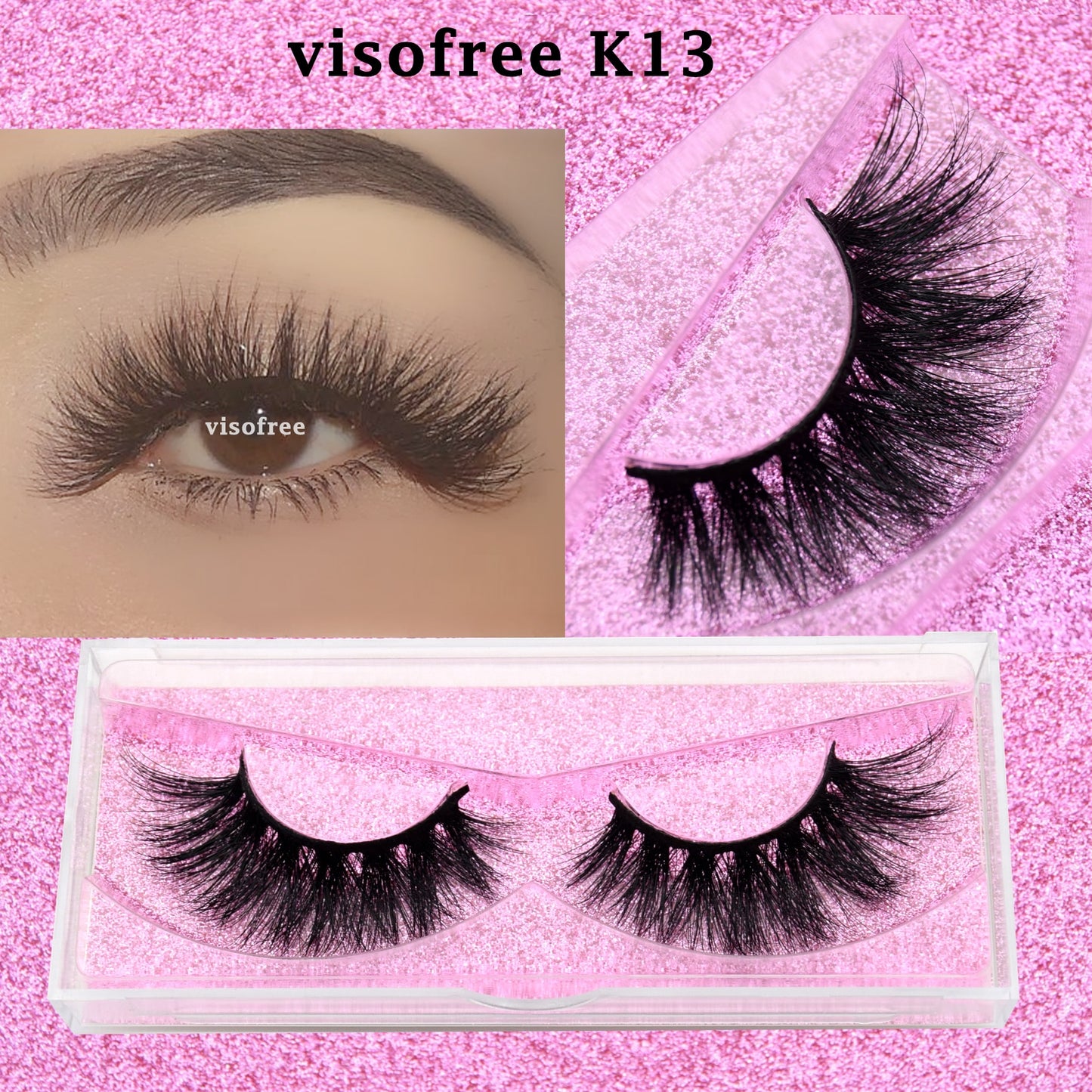 3D Mink Lashes natural handmade volume soft long eyelash extension