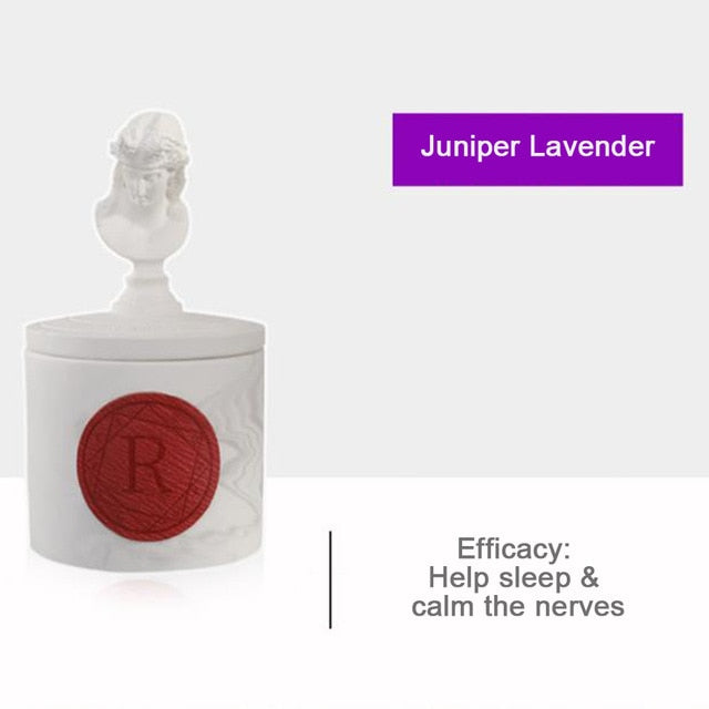 Scented Candle Household Decorative Unique Statue Scented Jar Candle Gift, 12.5 oz