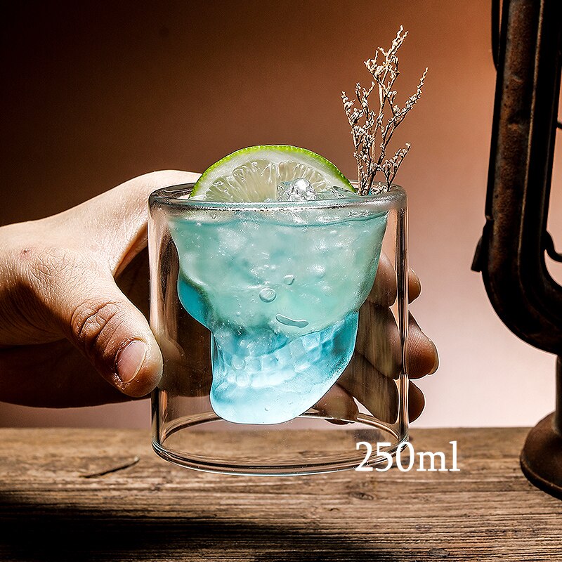 3D 2-Tier Coffee Mug Lovely Panda Bear Cat Cute Duck Shaped Double Wall Glass Cup Resistant Wine Kungfu Tea Milk Juice