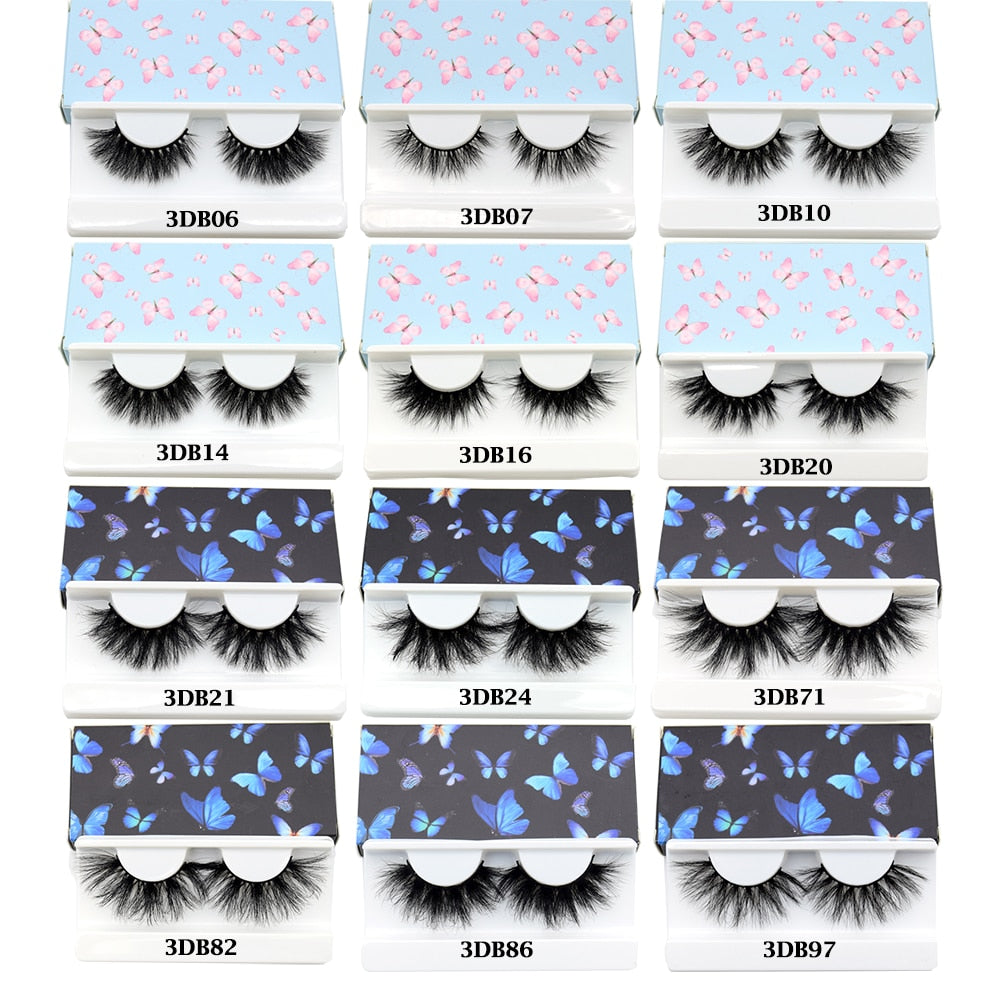 3D Mink Lashes natural handmade volume soft long eyelash extension