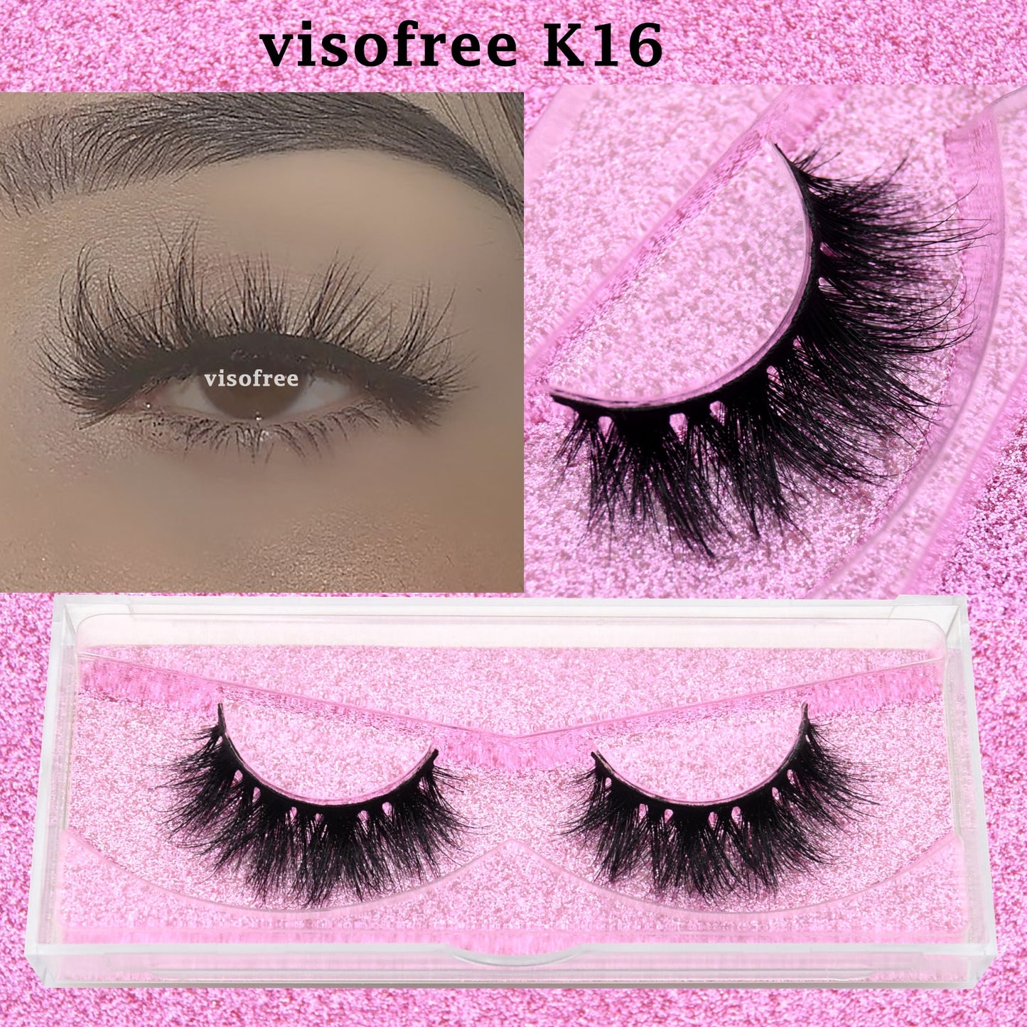 3D Mink Lashes natural handmade volume soft long eyelash extension
