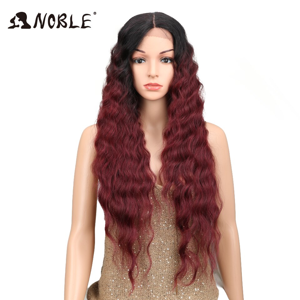 Cosplay Synthetic Lace Wig 30-40 Inch Long Wavy Wig Ombre Blonde Wig Synthetic Hair Wig Wigs Lace Wig