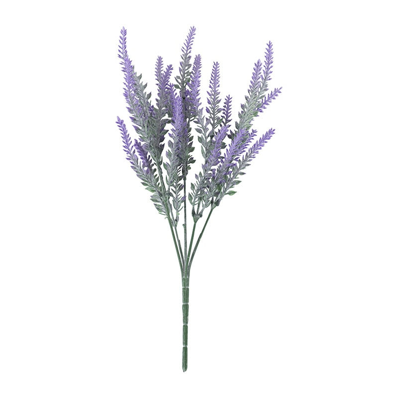 A Bunch of Provence Lavender Plastic Artificial Flowers False Plants Wedding Home Decoration Table Decoration