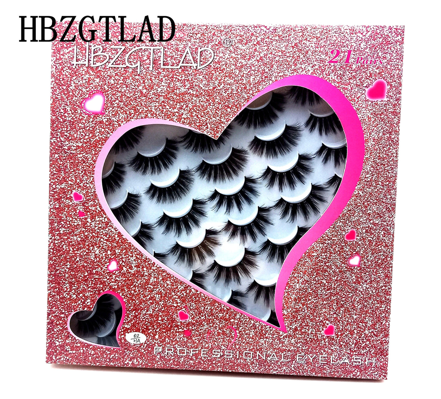 5/21Pairs 10-25 mm 3d Mink Lashes Faux Wispy Natural Mink Lashes Pack Short Natural False Eyelashes
