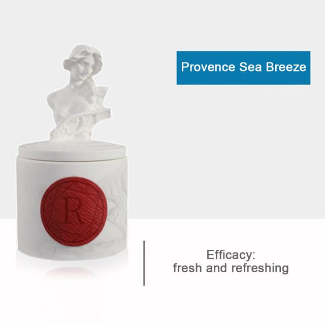 Scented Candle Household Decorative Unique Statue Scented Jar Candle Gift, 12.5 oz